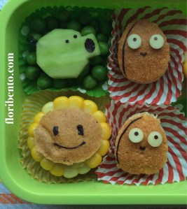 Plants vs. Zombies Snack Bento close up