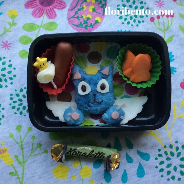 Happy the cat "Fairy Tail" snack bento