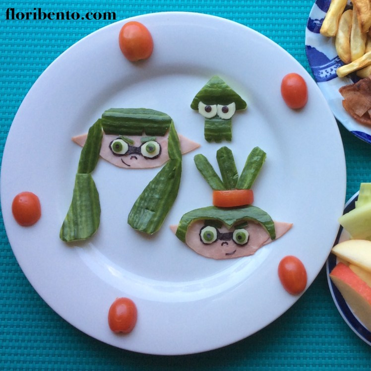 Splatoon food art (close up)
